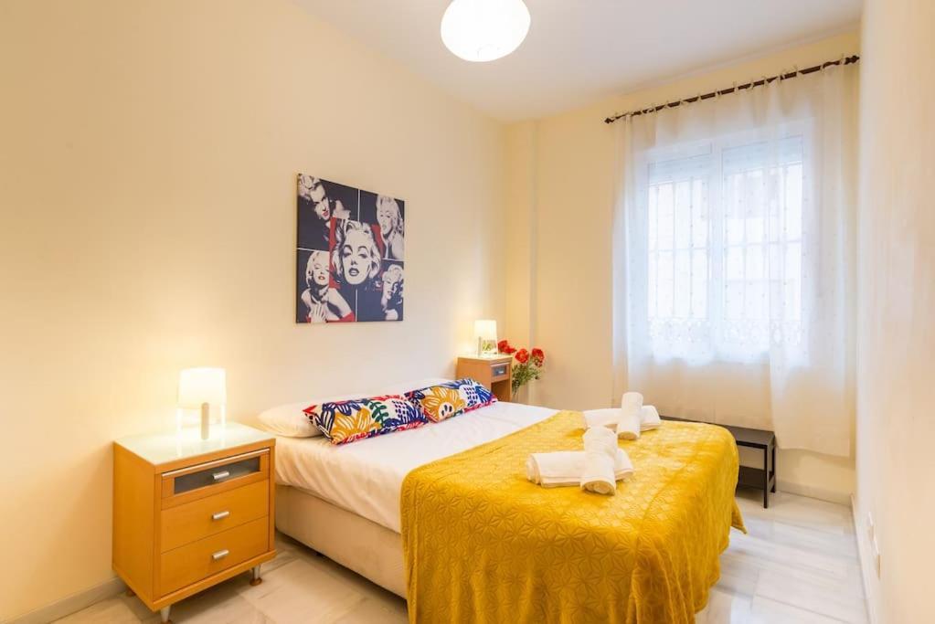 Bright, Quiet And Nice Ground Floor In The Center 말라가 외부 사진